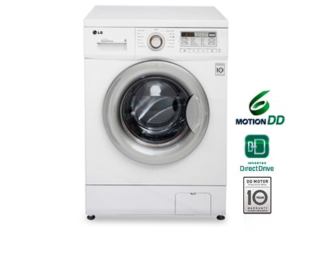 LG Πλυντήριο ρούχων 6 Motion Direct Drive, 7 κιλά χωρητικότητα, 1200 στροφές, Α+++, F12B8QD1